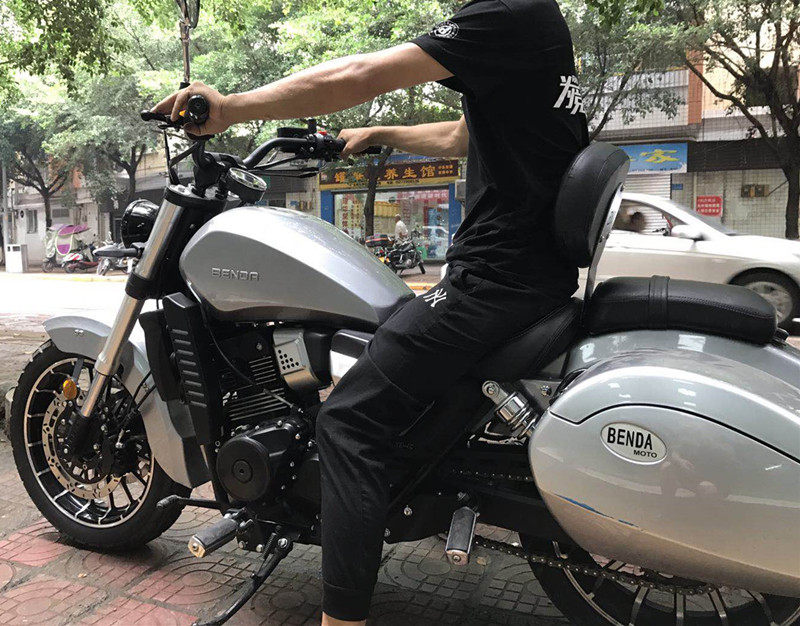 适用奔达复古摩托bd250原驰改装换挡box400司机启动杆