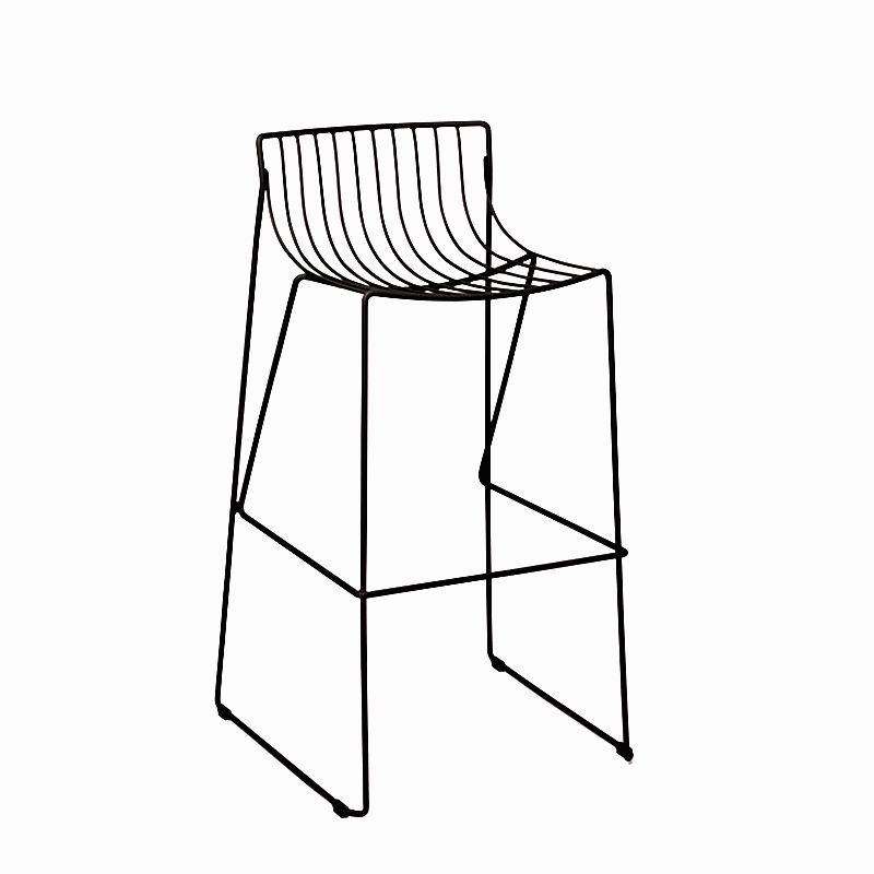 美式简约铁艺吧台金属工业酒吧前台椅奶茶店酒吧椅