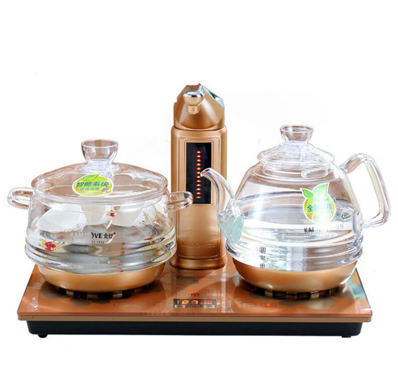 kamjove金灶g8玻璃全自动电热水壶茶壶抽水茶具智能电热水壶