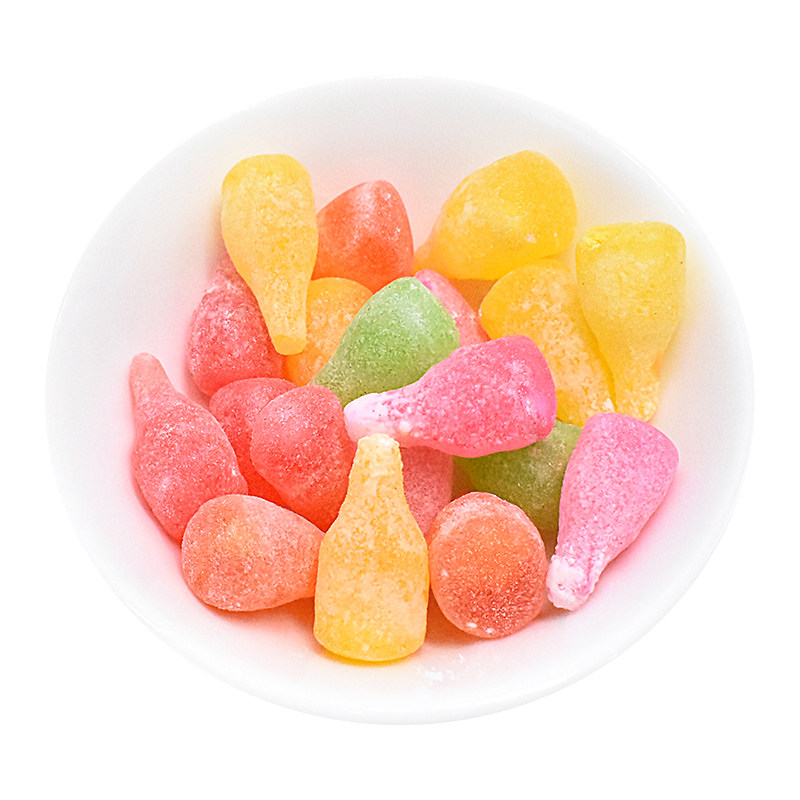 汽水怀旧童年零食120g包邮液体夹心心气水硬糖果