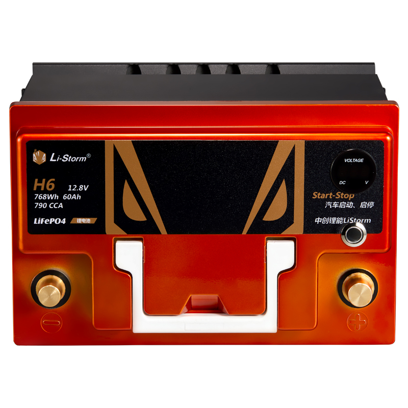 汤谷新版蜜蜂磷酸锂电池h6tg60轻量量化适配德系车汽车电瓶