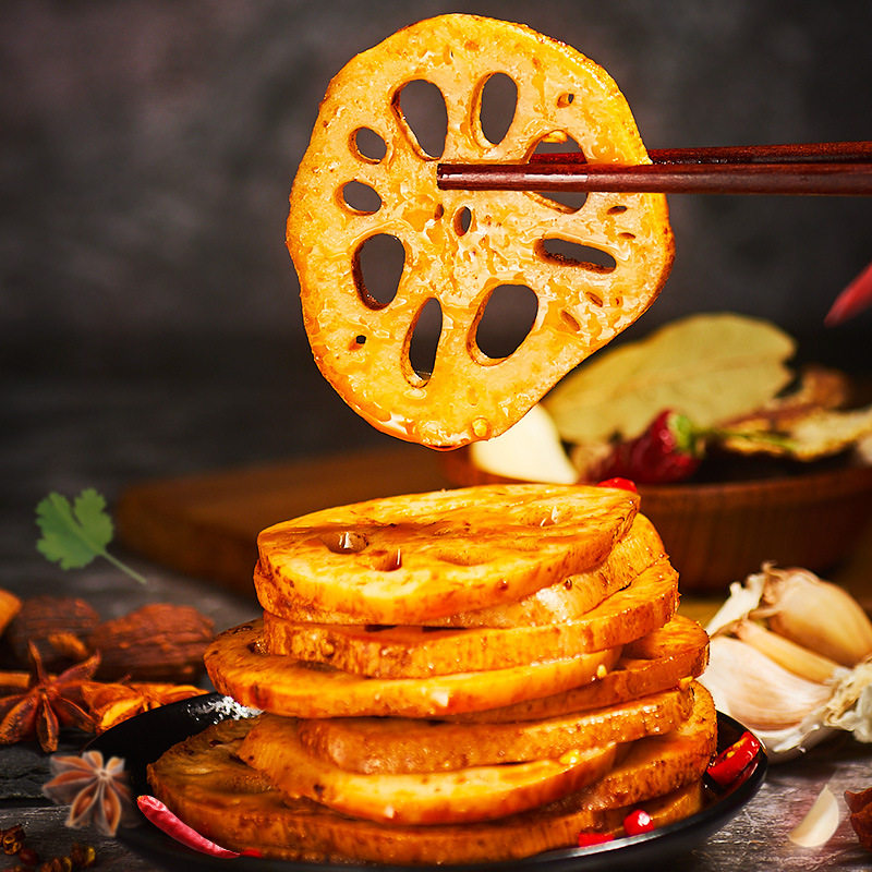 精武卤藕海带花生麻辣甜辣组合武汉特产国民卤味素食