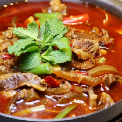 湖湘味道原汁带皮250gx30包酒店酒店饮用冷冻半成品火锅专用生牛肉