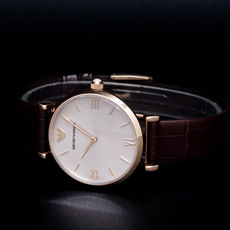 手表armani阿玛尼时尚简约休闲皮带石英ar1911ar1910欧美腕表