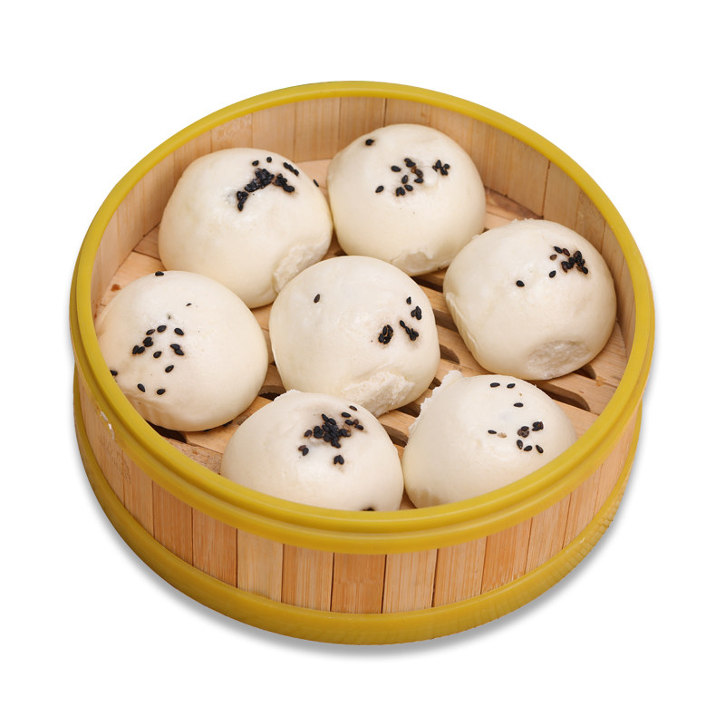 面点五丰芝麻包子速冻馒头麻蓉包早餐食品早饭包点