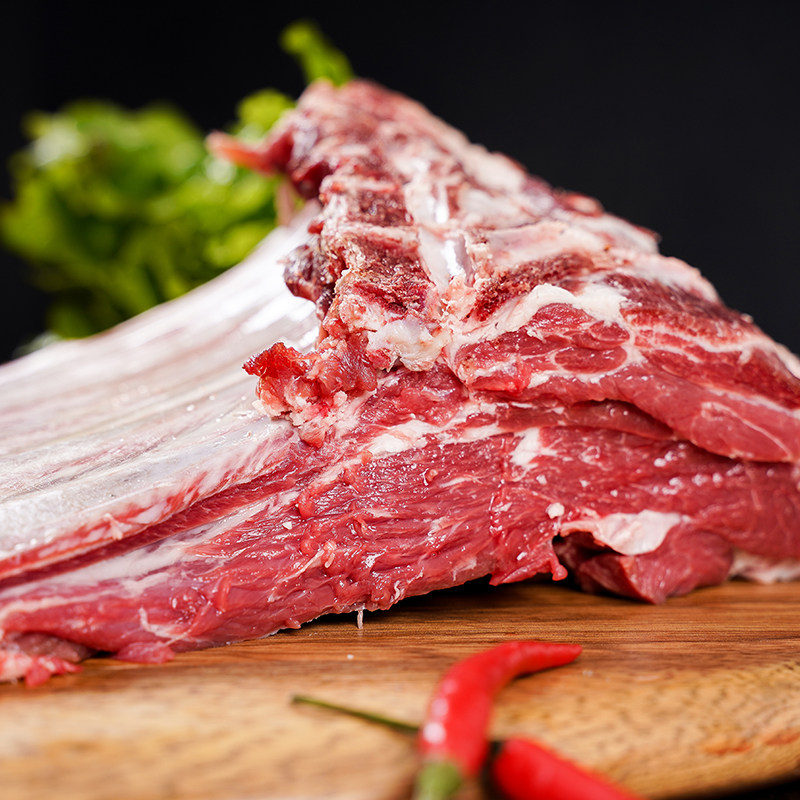 青海新鲜羊排5斤高原牧场放养冷冻烧烤现杀生羊排