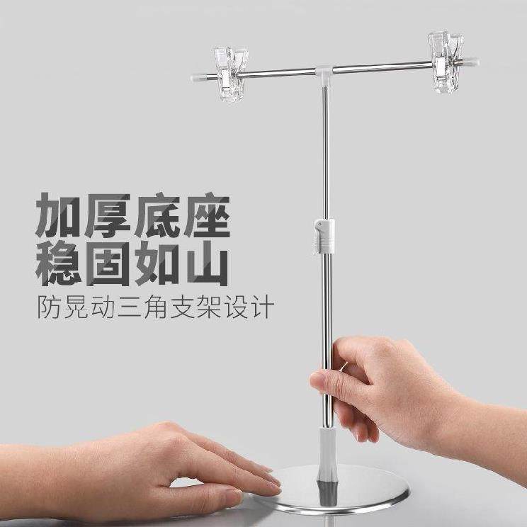 pop大号桌上饰品台架台卡海报撑杆支撑双面x展架