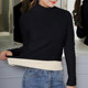 Autumn/winter 2020 new double-faced velvet long-sleeve T-shirt is versatile Autumn/winter 2020 new double-faced velvet long-sleeve T-shirt is versatile