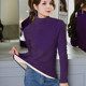 Autumn/winter 2020 new double-faced velvet long-sleeve T-shirt is versatile Autumn/winter 2020 new double-faced velvet long-sleeve T-shirt is versatile