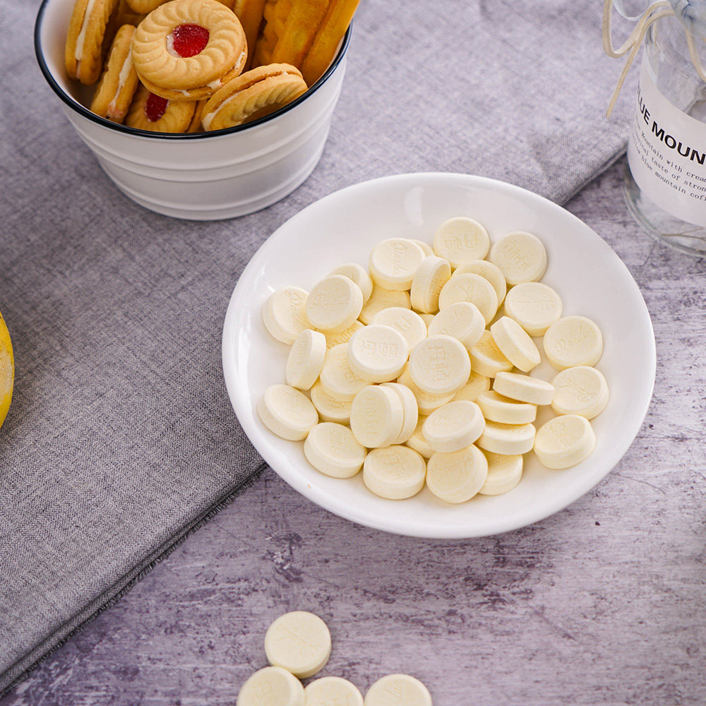 营养香港丹顿原装进口牛奶片儿儿童干吃咀嚼片装奶片