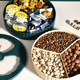 Dried fruit plate living room home tape cover nut candy box creative light luxury high-end dried fruit basket storage box fruit plate Dried fruit plate living room home tape cover nut candy box creative light luxury high-end dried fruit basket storage box fruit plate