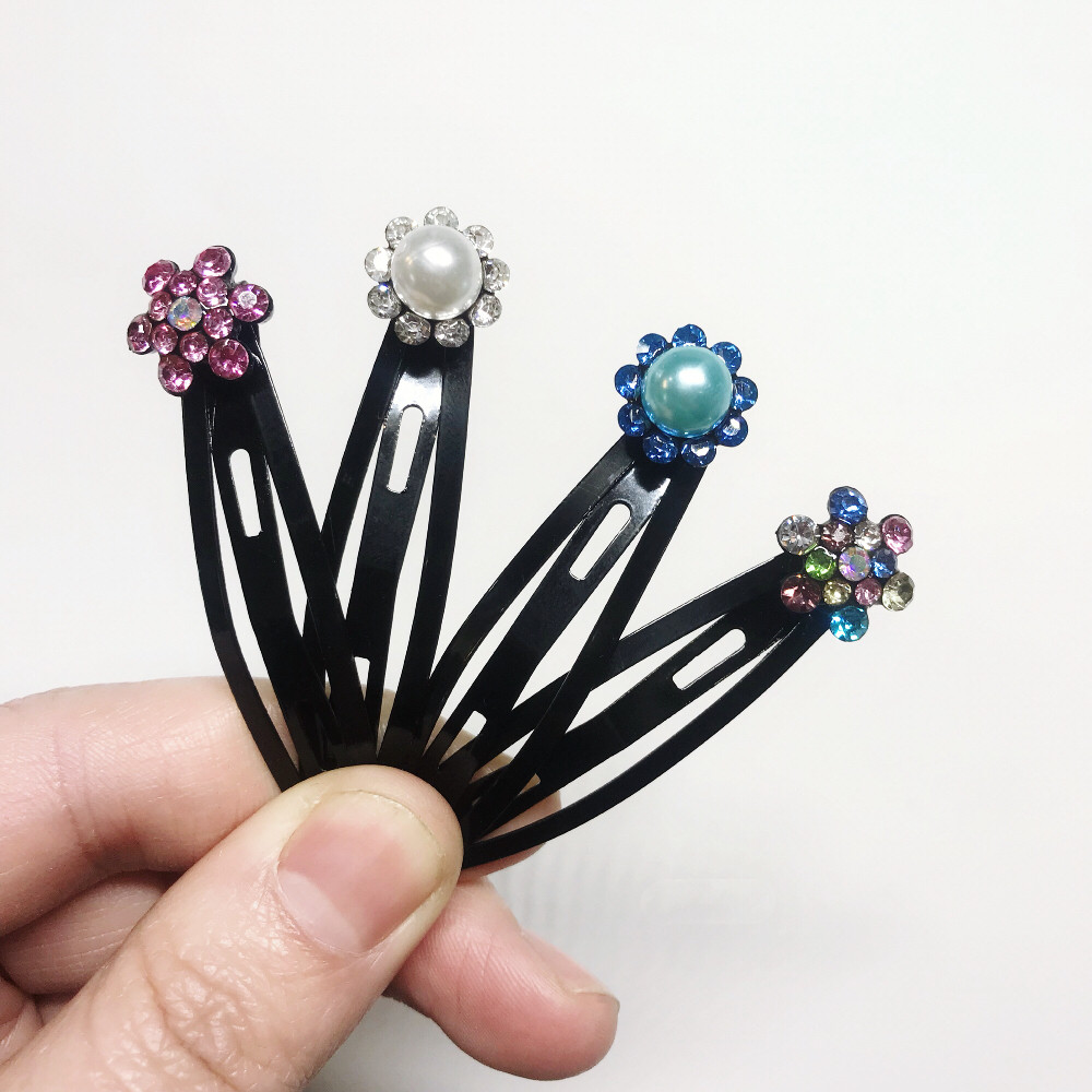 百搭简约带钻bb发夹刘海发饰成人优雅一字发饰