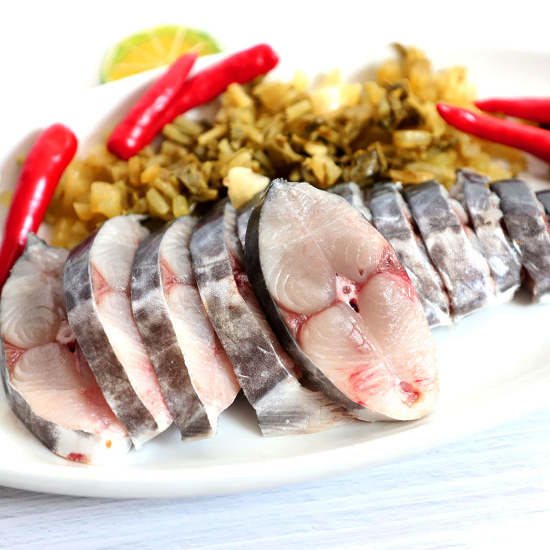 象山港新鲜蓝点马鲛鱼鲜活川乌串乌东海野生海捕鲅鱼一条1.5 2斤 - 爱