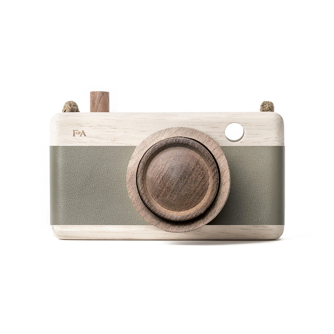 fannyandalexander木制仿真木头相机木质照相机儿童仿真照相机
