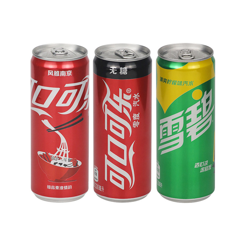 可口可乐芬达雪碧330ml罐装摩登碳酸饮料碳酸饮料