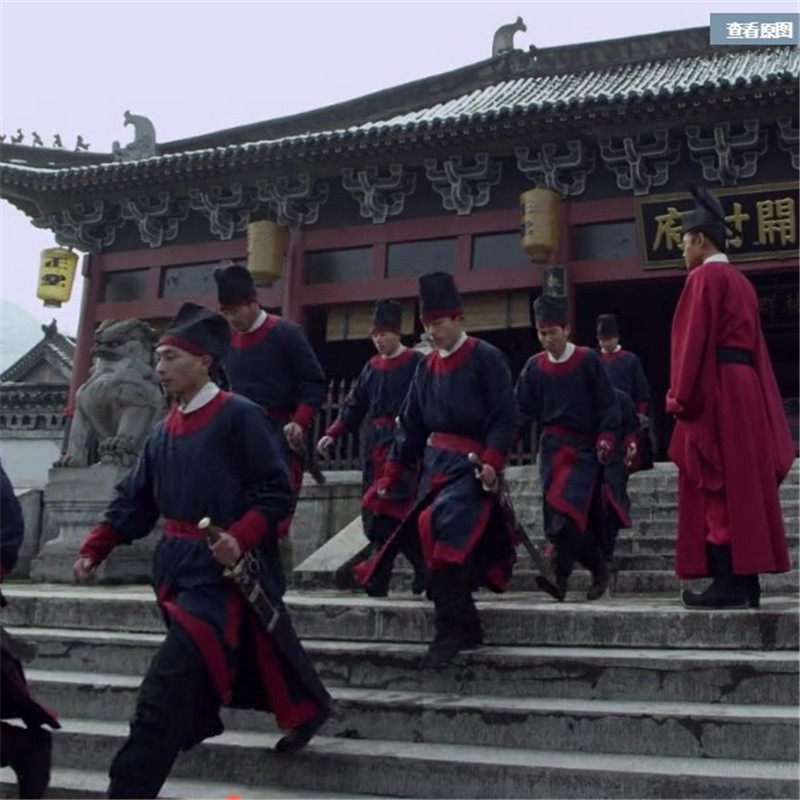 宋朝儿童古装男童明朝官服衙役捕快御前侍卫儿童演出服