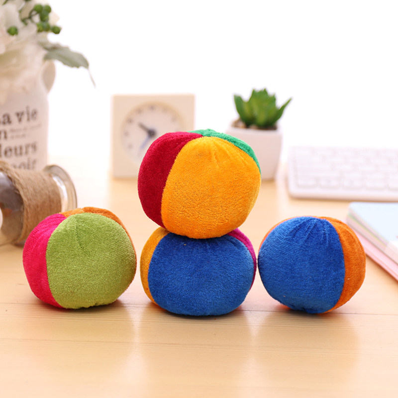 沙包儿童幼儿园手工沙袋球形儿童玩具健身运动玩具沙包