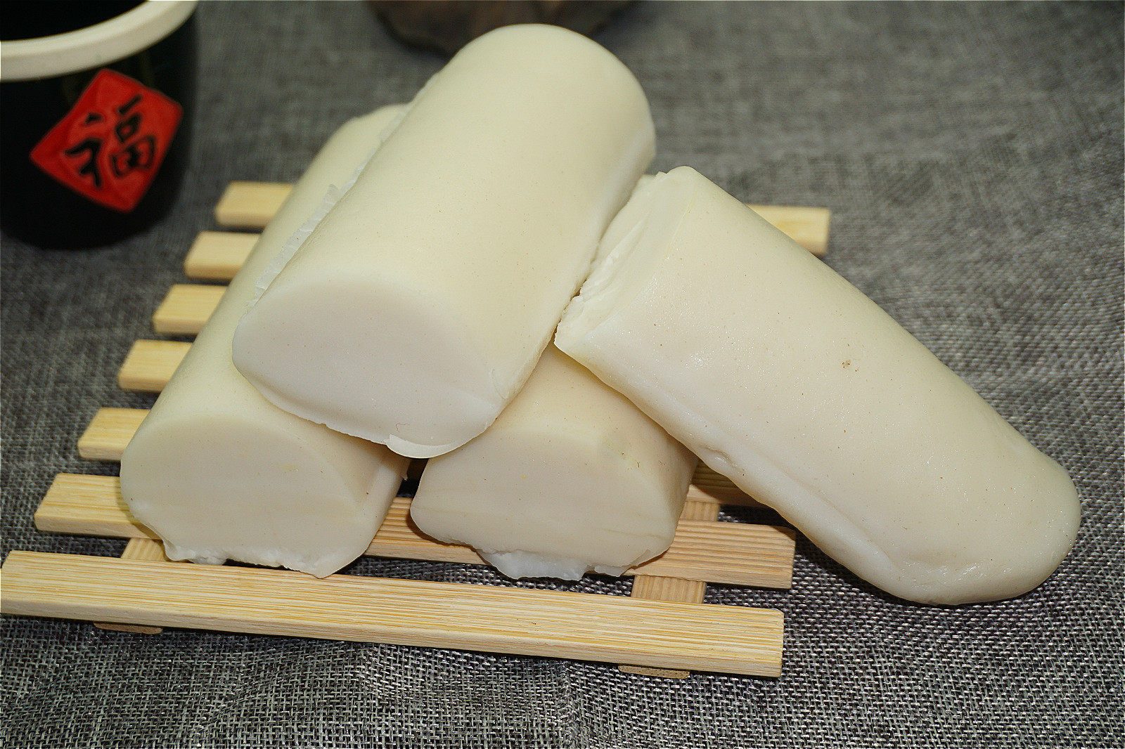 广西粉利水浸助手工制作炒年糕真空包装水浸粑5斤装水磨年糕饵块