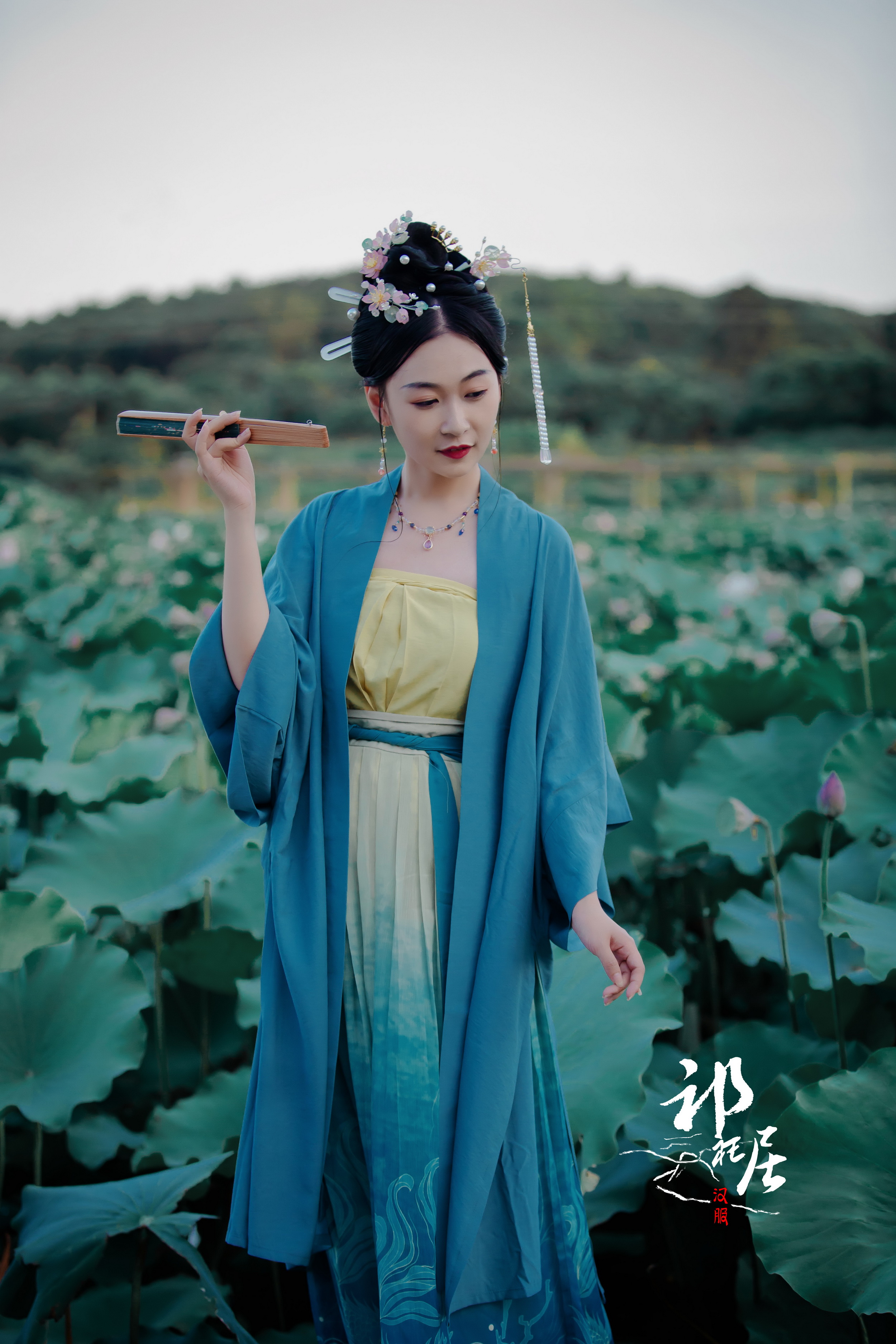 长干寺长衫褙子如归吊带6米摆夕曛紫色祁衽居汉汉服