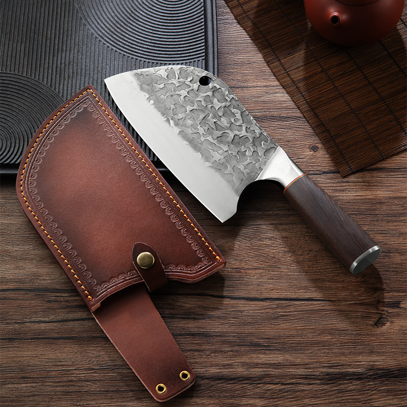 夜不休锻打菜刀斩切两用家用斩鸡鸭鱼超快锋利菜刀