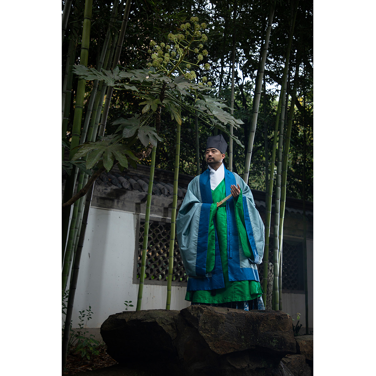 琉球男士收藏传统服饰私人定制明制汉服