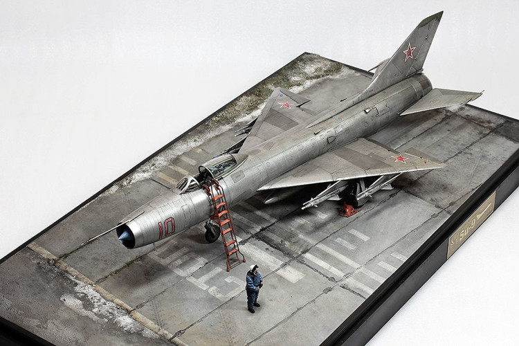 小号手02896拼装飞机模型苏联su9捕鱼捕鱼笼截击机航模