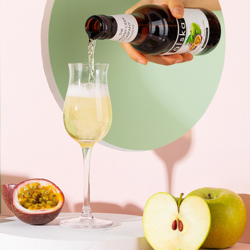 英国艾斯卡苹果肉桂莓果百香果梨味口味女士果酒啤酒