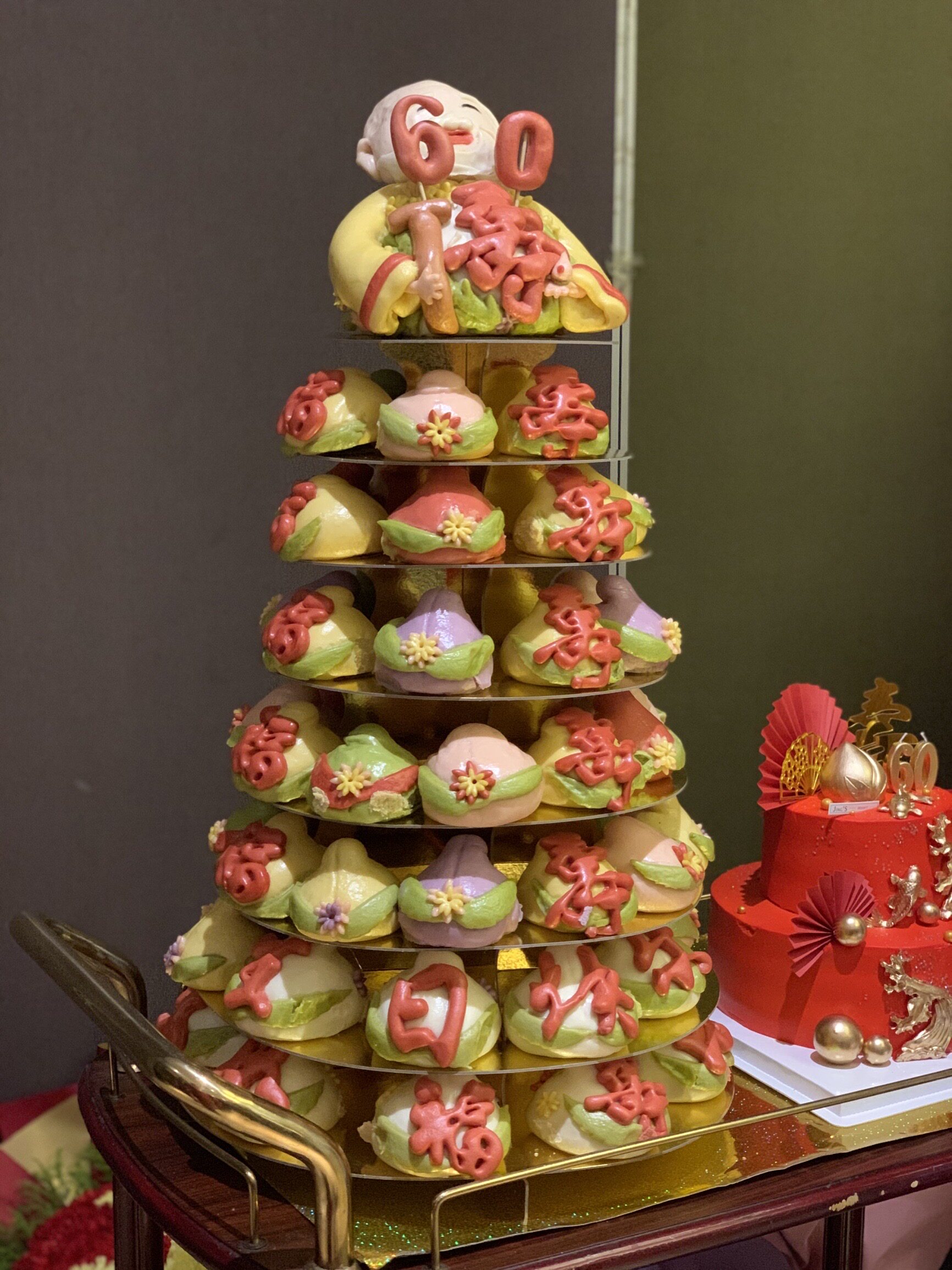 寿桃馒头生日老人胶东饽饽中式蛋糕祝寿礼物传统中式糕点