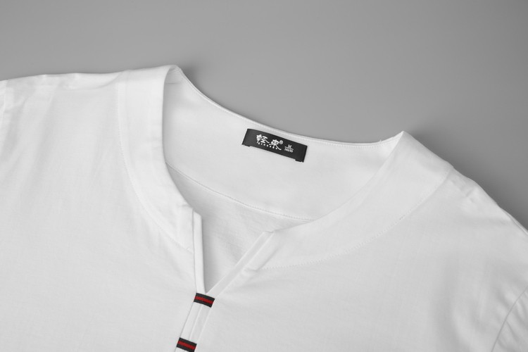 轻束正品120支纱男领白汗衫薄款短袖宽松恤全吊带