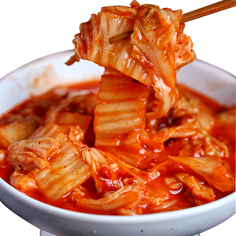 【食巫坊】韩式辣白菜500g/袋正宗泡菜免切小咸菜下饭菜酱菜速食