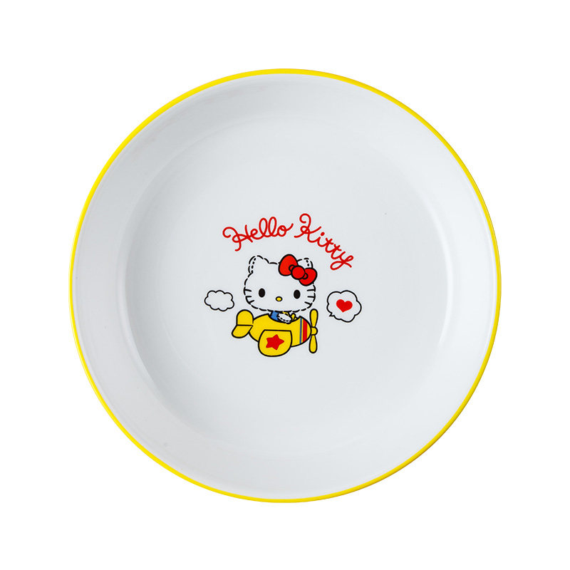 hellokitty陶瓷盘子菜盘家用原创网红卡通可爱餐具盘