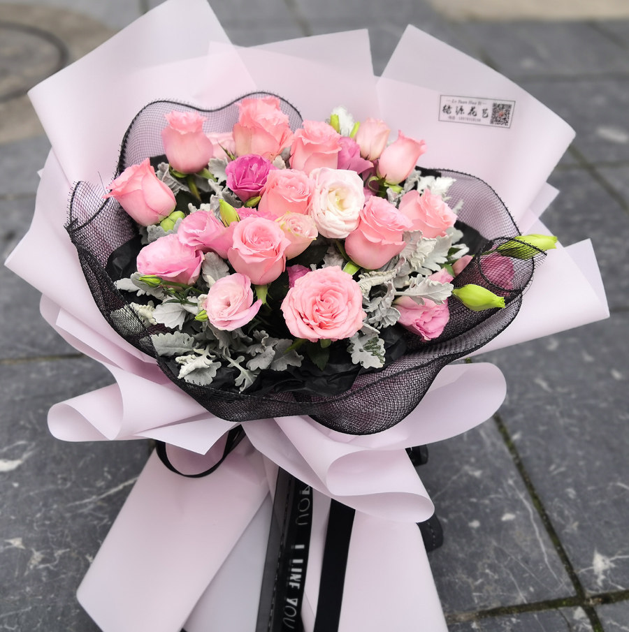 桂林玫瑰玫瑰花花束同城免费配送临桂火车站雁山鲜花速递同城