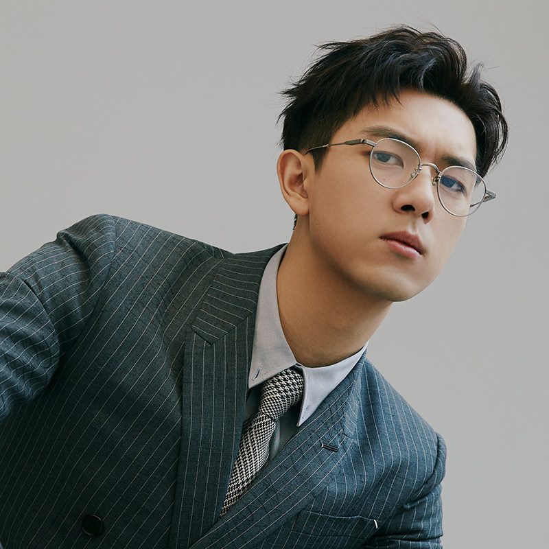 李现同金丝gm镜框男女人网明星斯文防蓝光镜