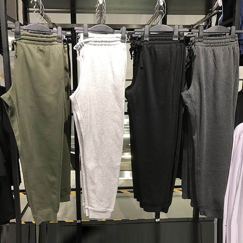 2022春夏新款男装宽松休闲小脚松紧腰束脚长裤运动裤卫裤0763988