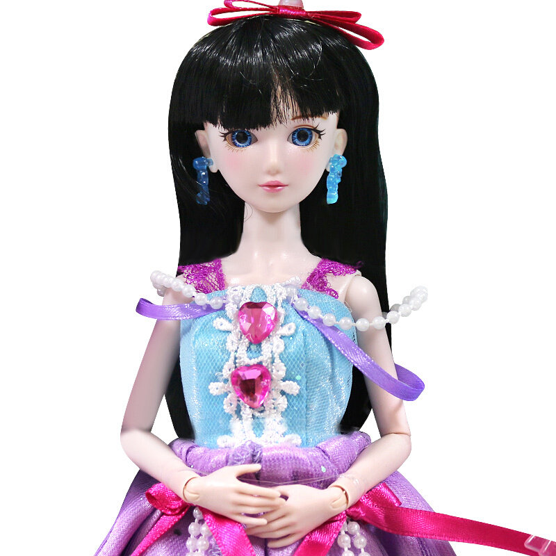 正品叶罗丽娃娃冰公主29cm小灵夜萝莉仙子珍珠少女娃娃