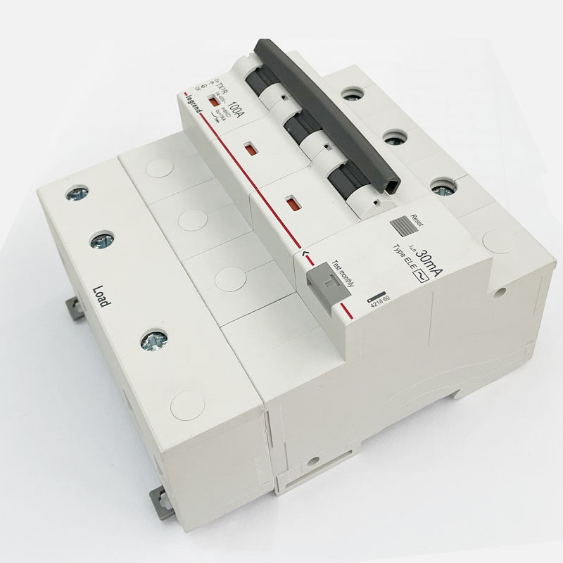 tcl罗格朗断路器3p100a漏电保护空气开关空开tx3漏电保护器