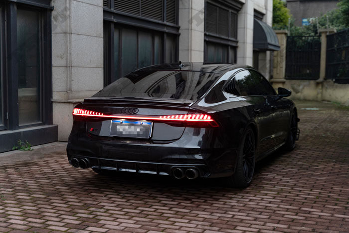 trbt适用于2020奥迪a7碳纤维尾翼风翼扰流20192018尾翼