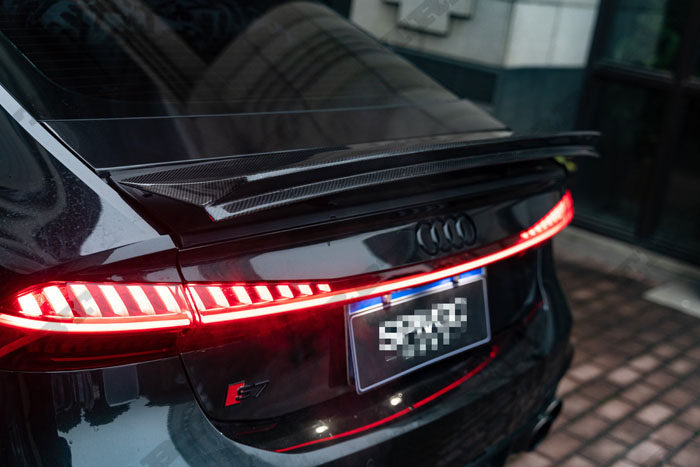 trbt适用于2020奥迪a7碳纤维尾翼风翼扰流20192018尾翼