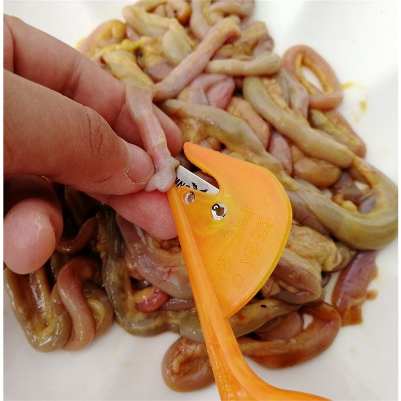 通肠器鸡鸭鹅家禽刀鱼神器多功能厨房家用款便捷特殊用途刀