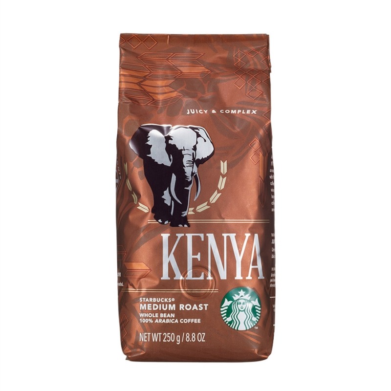 美国进口星巴克肯亚咖啡豆kenya可代咖啡粉250g国内咖啡豆