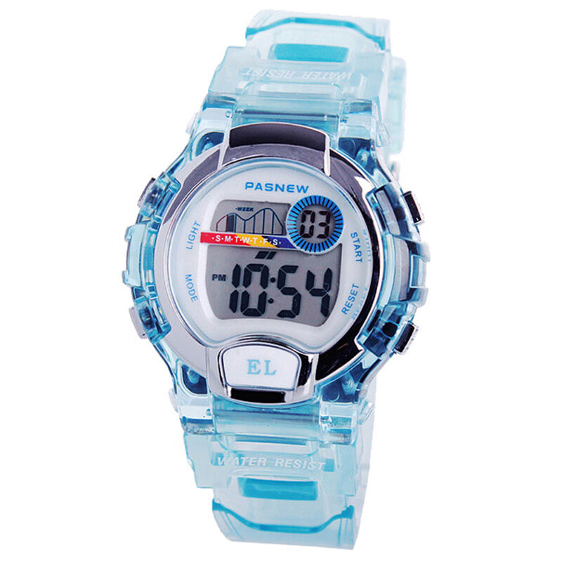 正品百圣牛儿童手表女孩防水儿童电子表女童小学生韩版果冻表170g