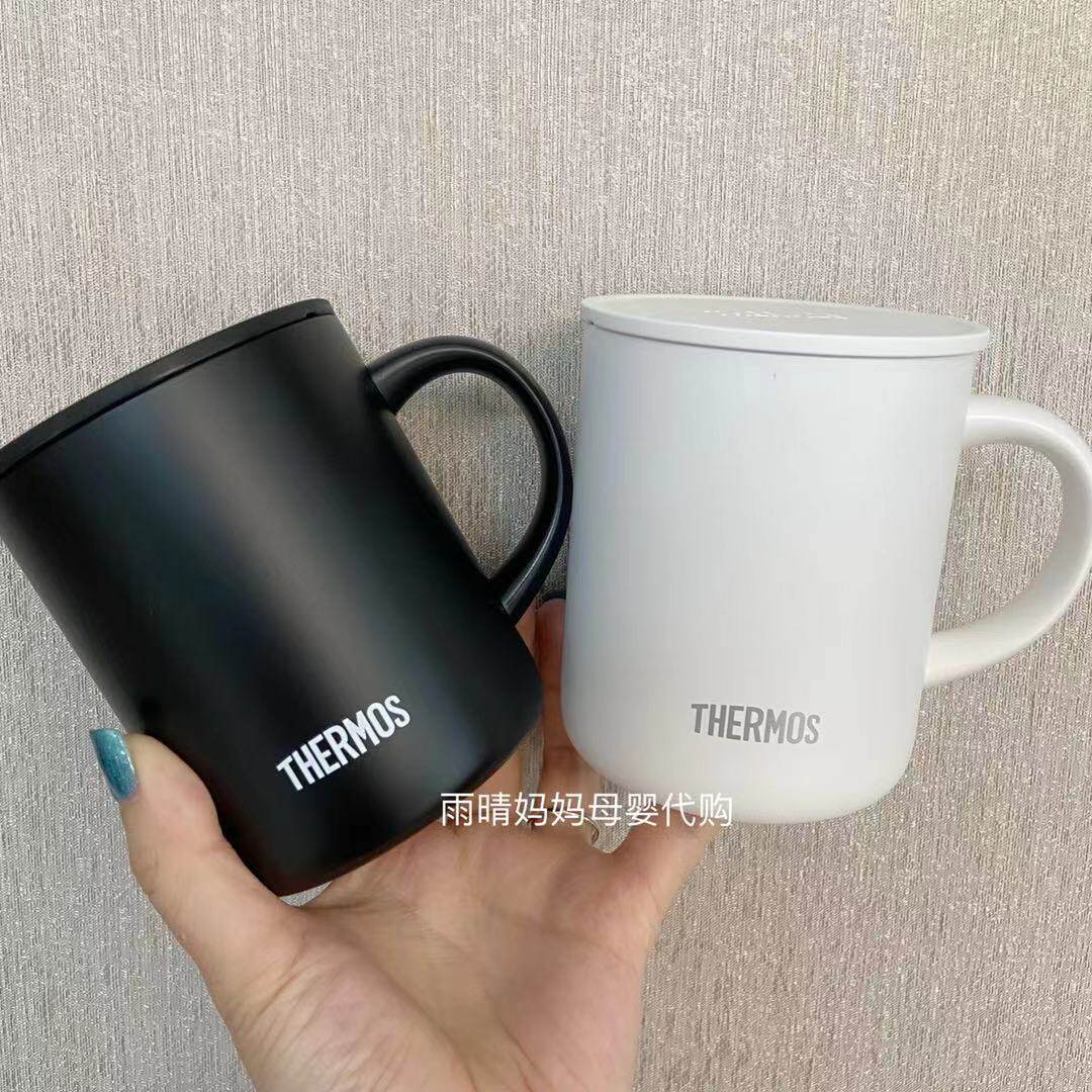 现货日本本土thermos膳魔师办公室家用手柄马克保温杯保温杯