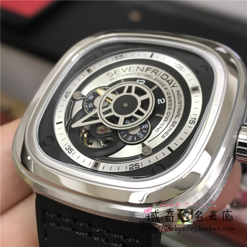11年老店联保正品sevenfriday7个星期五皮带皮带机机械表瑞士腕表