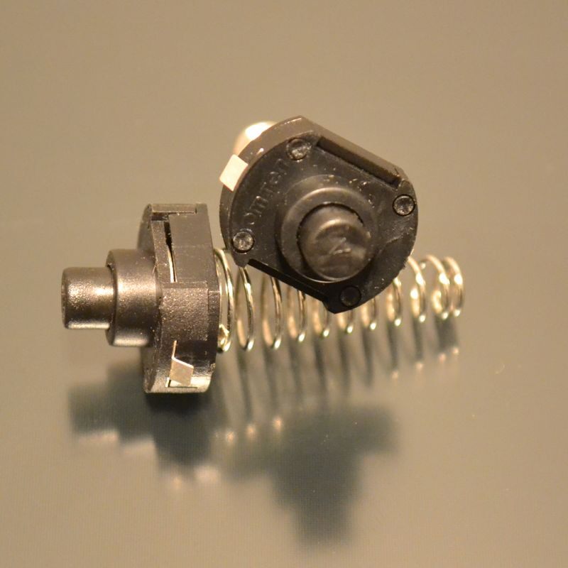 开关强光手电筒升级配件101f加厚035镀银弹簧其他