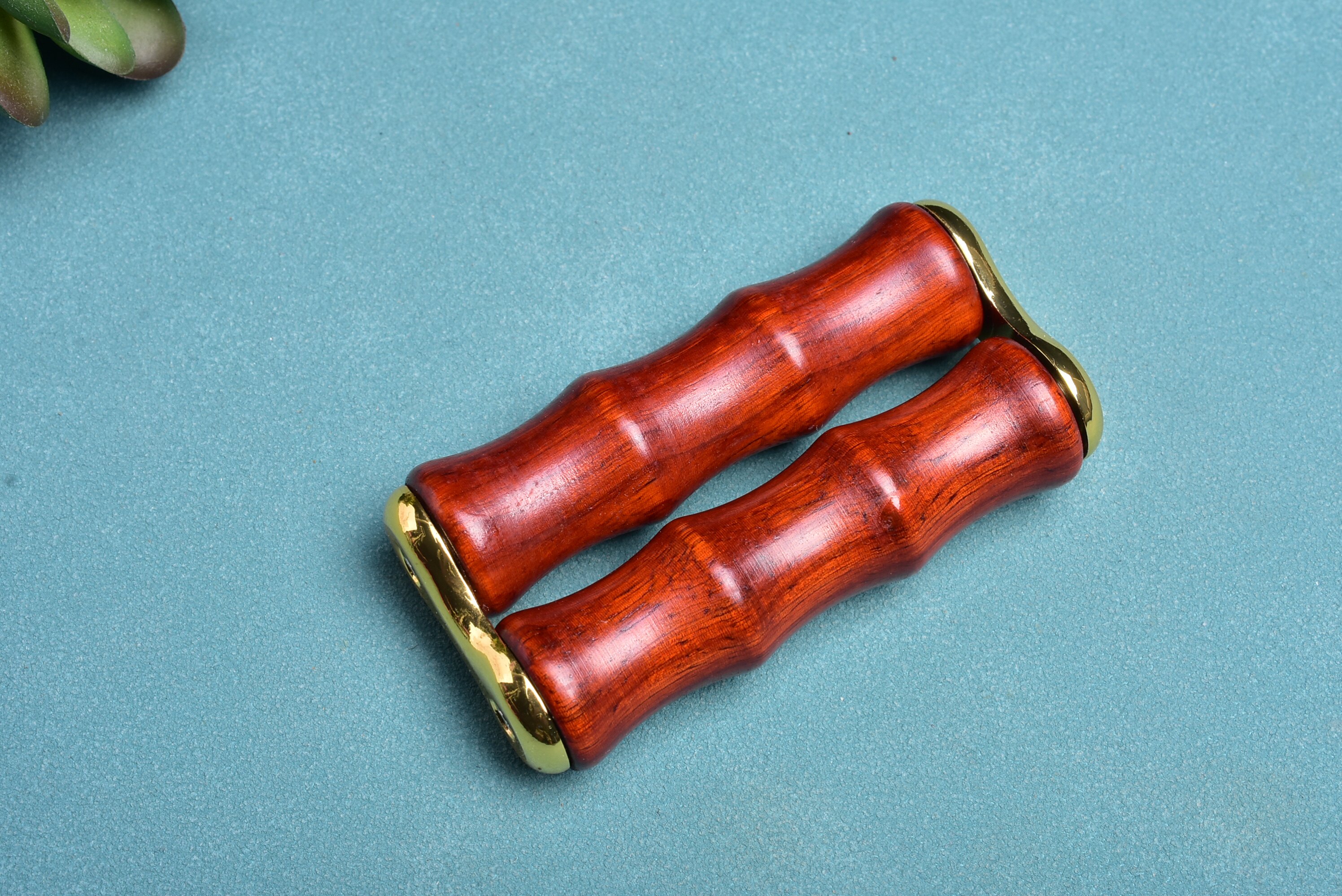 祝融珍品紫檀财源滚滚竹节节节节节高高升手把木雕