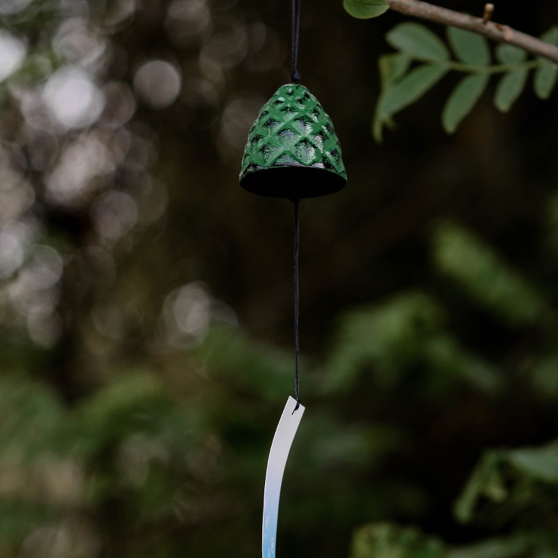 日式铸铁风铃复古铁器铃铛松果和风祈福挂饰风铃及配件