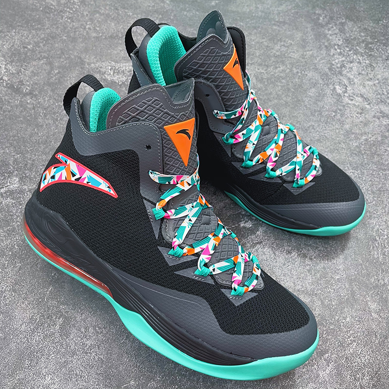 适配anta安踏神盾一代绿中国风涂鸦花色cmfy鞋带