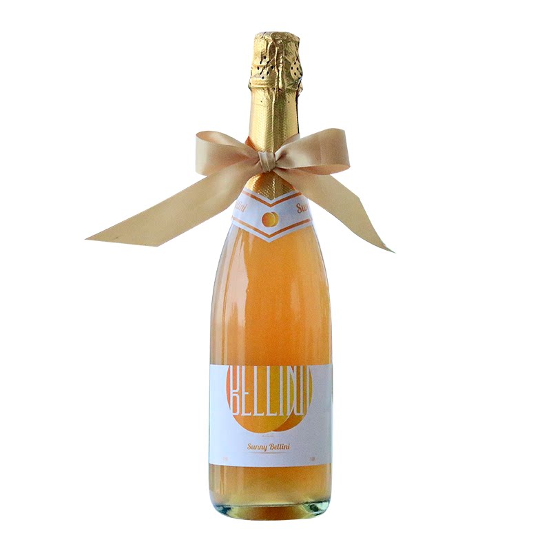 q弹桃子酒 belini贝利尼桃子起泡气泡鸡尾酒女生甜果酒 芹芹酒铺