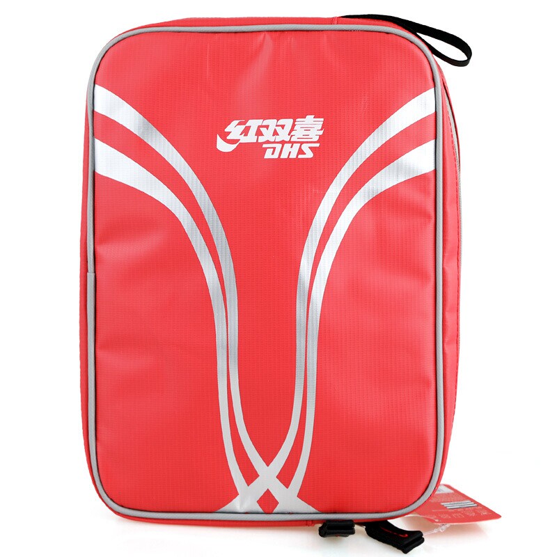 dhs红双喜乒乓球拍套袋套拍包方形双层运动专用包兵乓乒乓球拍套