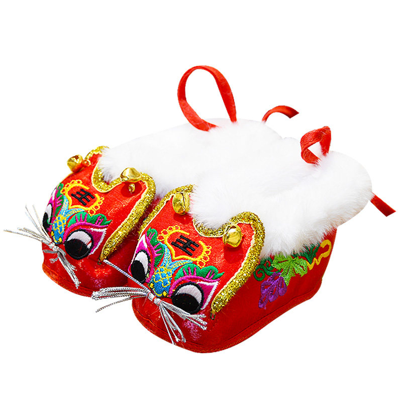 婴幼儿手工软底布鞋宝宝虎头男女满月步前婴儿婴儿步前鞋